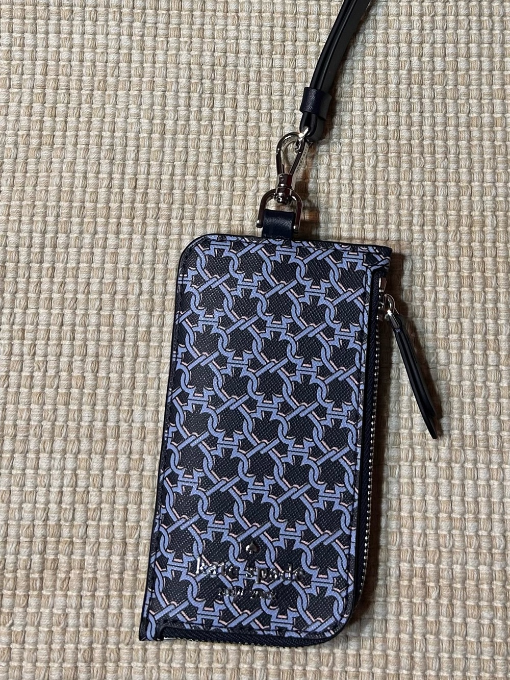 Kate Spade like new card holder and lanyard
